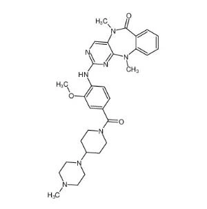 2- [2-methoxy-4- [4 (4-methylpiperazin-1-YL) piperidine-1-carbonyl] anilino] -5,11-dimethylpyrimido [4,5-B] [1,4] benzodiazepin -6 এক সিএএস 1234480-84-2