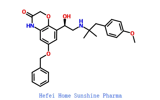 8-[(1R) -1-Hydroxy-2-[[2- (4-methoxyphenyl) -1,1-dimethylethyl] amino] ethyl] -6- (phenylmethoxy) -2H-1,4-benzoxazin-3 ( 4H) -একটি CAS 869478-13-7