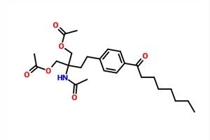 2-acetamido-2- (4-octanoylphenethyl) propane-1,3-diyl Diacetate CAS 249289-07-4