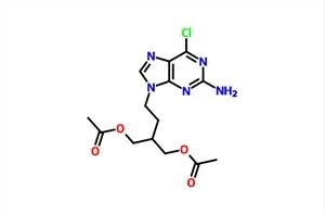 9- (4-Acetoxy-3-acetoxymethylbutyl) -2-amino-6-chloropurine CAS 97845-60-8