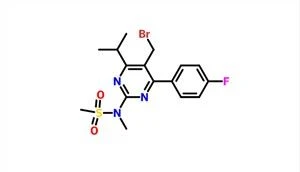 N- [5-Bromomethyl-4- (4-fluorophenyl) -6-isopropylpyrimidine-2-yl] -N-methylmethane Sulfonamide CAS 799842-07-2